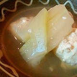 夏バテの体に優しい♪とうがん＆鶏ひき肉団子の山椒汁